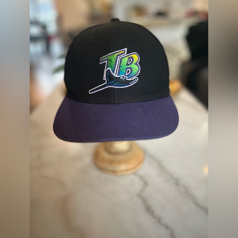 Tampa Bay Rays Hat, Curved Visor Velcroback Cap Limited Edition